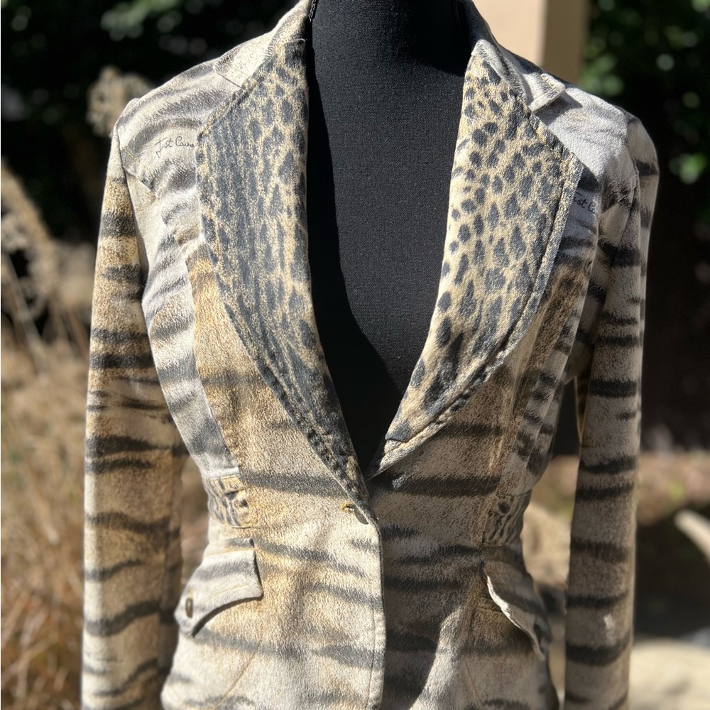 Just Cavalli Animal Print Blazer